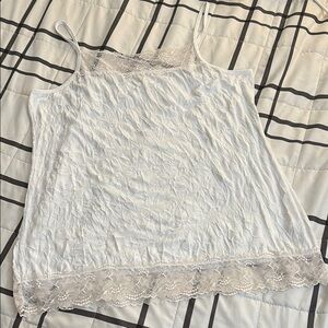 Maurices White Lace Camisole Top